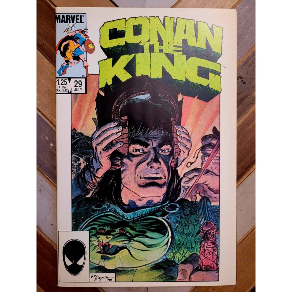 Conan The King #29 (1985) The Sleeping Lion! Kaluta Cover & Silvestri Art (8.0)